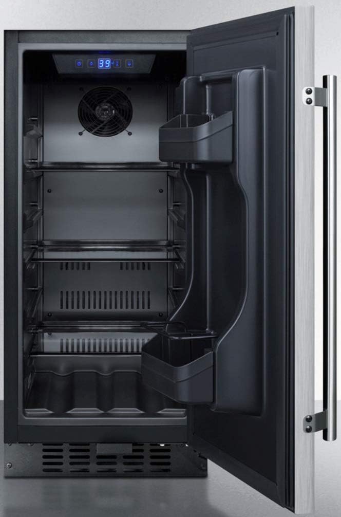 Summit FF1532BSS Refrigerator, Stainless Steel