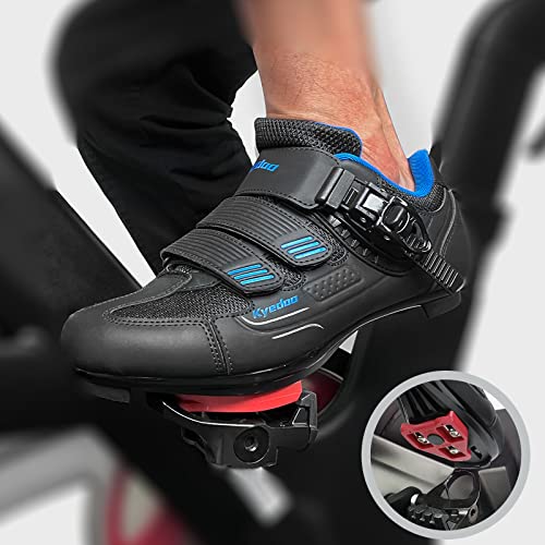 Image of Unisex Cycling Shoes Compatible with Peloton Bike Shoes Indoor Clip in Peleton Road Bike Riding Racing Biking Shoes with Delta Cleats for Mens Womens Indoor Outdoor Bike Pedal