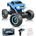 DOUBLE E RC Cars Newest 1:12 Scale Remote Control Car with Two Rechargeable Batteries and Dual Motors Off Road RC Trucks,High Speed Racing Car for Kids,Blue