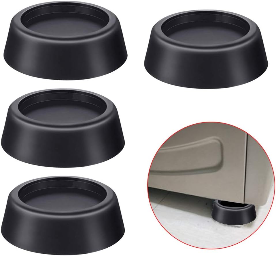 NACTECH 4Pcs Washing Machine AntiVibration Pads Washer and Dryer Anti