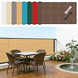 🔅Iargement AppliquéCe: Pare-vue pour balcon est la solution idéale pour les balcons, jardins,terrasses,zones de piscine et espaces détente en extérieur.Disponible dans une gamme de couleurs et de tailles.Veuillez noter que des variations de couleur peuvent apparaître en raison des différences dans les paramètres d'affichage.