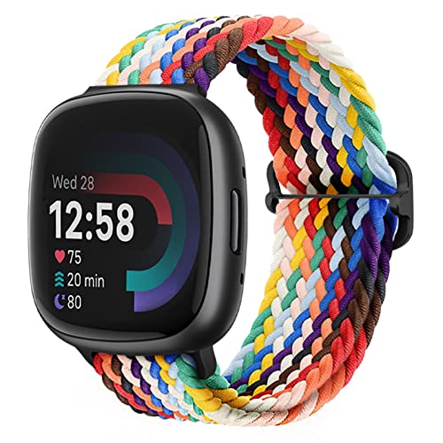For (�t�B�b�g�r�b�g) Fitbit Versa 4 �o���h Fitbit Sense 2 �p�o���h �e�͐� �҂ݍ��݌����p�X�g���b�v Sense 2�Ή��ւ��x���g �ȒP���t�� ���F�I�� �ʋC �傫���߉\ (���C���{�[�F)