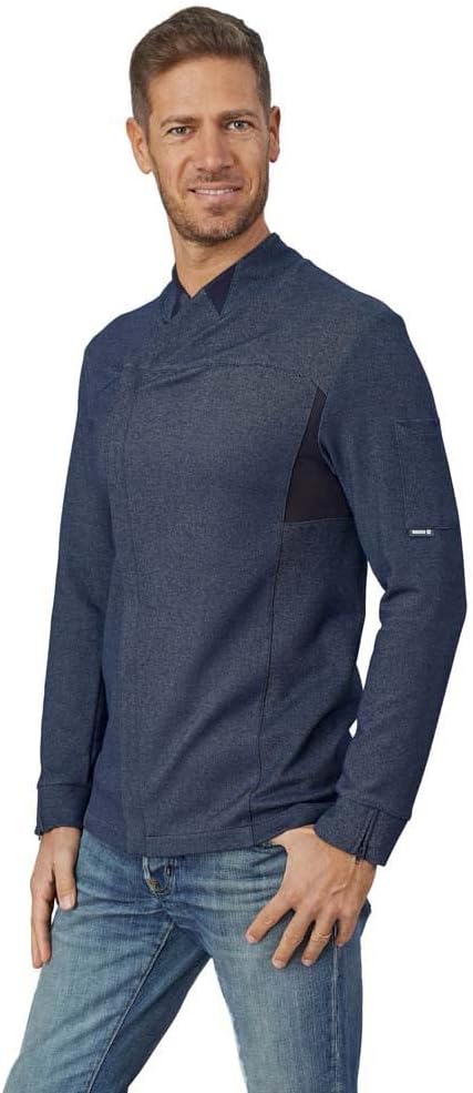 Chef Jacket for Men Denim Jeans Effect - Patrick by Siggi