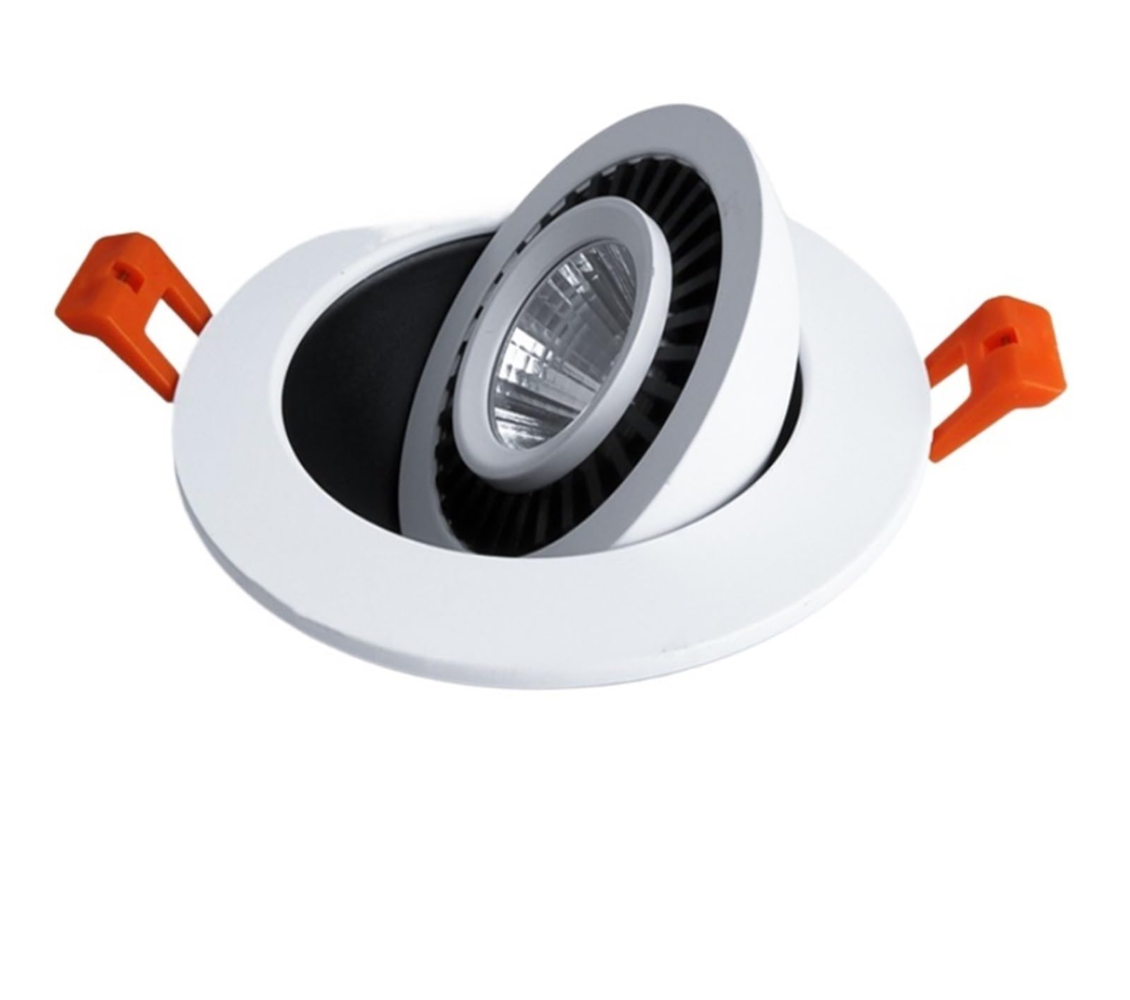 Foco LED empotrable de 18W y 4000K para un salón moderno con luz natural