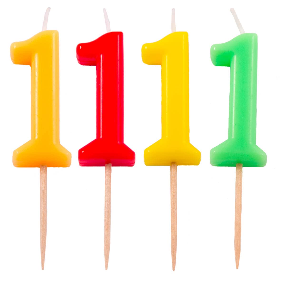 Folat - Candle Number 1 Neon Colours