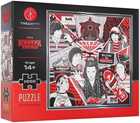theory11 Quebra-cabeça Stranger Things - 1.000 peças - Premium - ...
