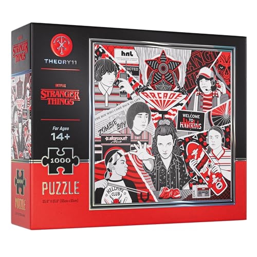 theory11 Quebra-cabeça Stranger Things - 1.000 peças - Premium - Multidimensional - Col... theory11 Quebra-cabeça Stranger Things - 1.000 peças - Premium - Multidimensional - Col...