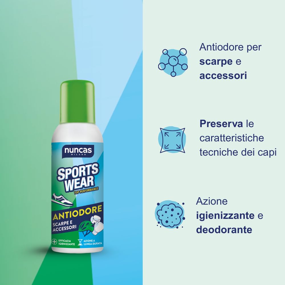 Nuncas Sportswear - Spray Refrescante para Zapatos - 150 ml