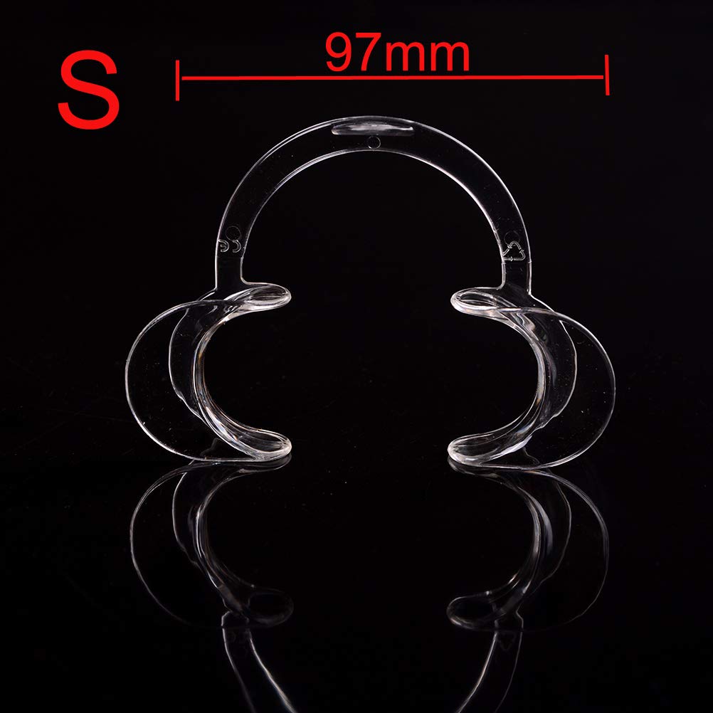 Angzhili 10 Pcs Dental Cheek Retractor C-Shape Mouth Opener for Teeth Whitening Mouth Opener Disposable Dental Lip Retractor (Small) : Industrial & Scientific