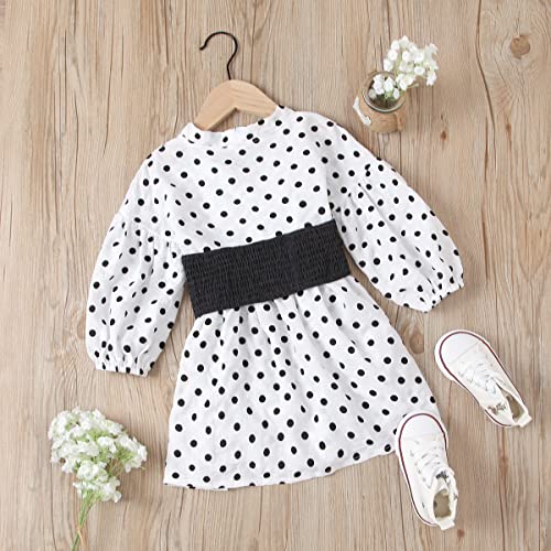 Image of Agape Girls Black and White Bobby Dress- Black & White Color