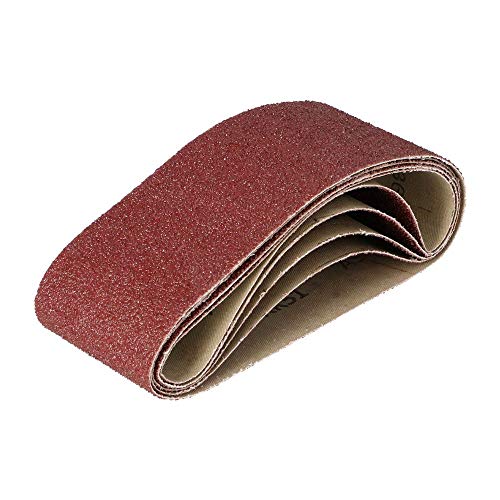 FASTER TOOLS Schleifbänder 5 Stück á 75 x 533 mm erhältliche Körnung 36-120, Größen:36 Cover