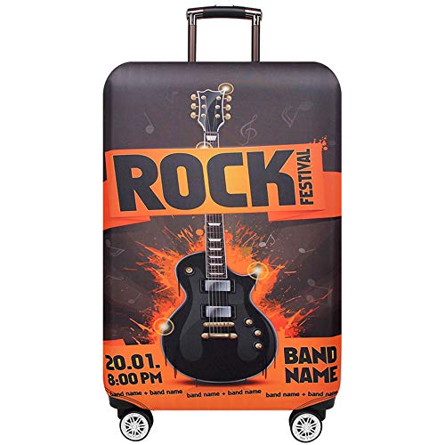 Elastisch Kofferschutzhülle Kofferhülle Gepäck Cover Gepäckabdeckung für Reise Gepäck Koffer Schutzhülle Orange (18-21Zoll) Cover