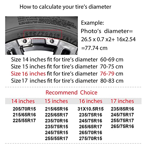 Image of Dujiea Cows and Small Butterflies Spare Tire Cover, Universal Wheel Tire Cover Waterproof Dust-Proof Tire Protectors for Trailer Rv SUV Truck Camper and Many Vehicle 14 15 16 17 Inch