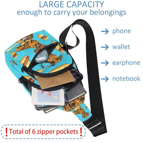 Mochila bandolera Seashell con correa ajustable, bolsa cruzada compacta para tus viajes diarios 6