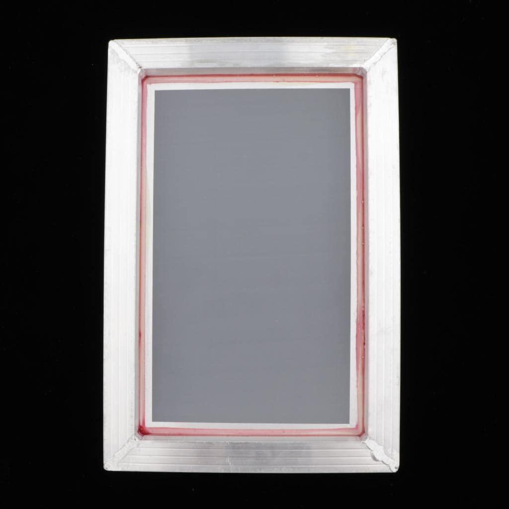 Sharplace Cadre de Sérigraphie en Aluminium avec Maille 77T, 90T, 120T, 20x30cm 77T