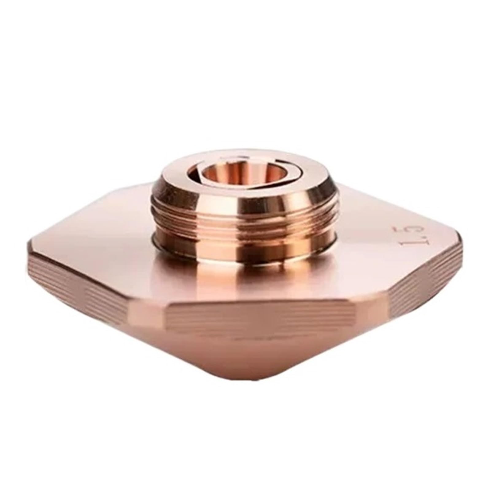 OJHFJMGH Laser Nozzles ， Ceramic Body Holder D28/32 M11/14 Single/Double Layers Caliber 0.8-4. Fiber Cutting Parts Laser Nozzle(Bodor m14 double-1pc,1.6mm)