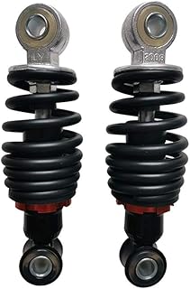 Bike Shock Absorber Electric Bicycle Hydraulic Shock Absorber Simple Hydraulic Soft Rear Shock Absorber Battery Car Bicycle General Hydraulic Rear Shock Absorber Spring Shock Absorber (Color : A pair