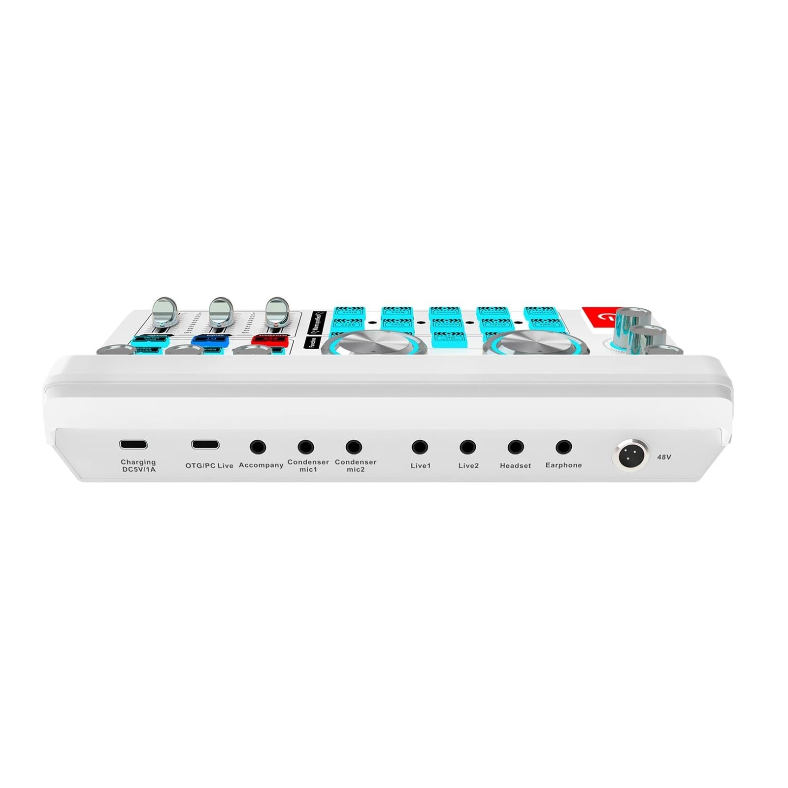 Live Soundkarte Voice Changer Mixer Audio For Computer PC Mischen Professional Studio Aufnahme Bluetooth-Kompatibel