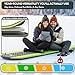 Gear Doctors Oxylus 4.3R-Value Insulated Foam Self Inflating Sleeping Pad Camping—Sleeping Pad Backpacking Air Mattress—Camping Mattress Self Inflating Camp Mat 4 Seasons Sleep Mat—Camp/Floor/Tent/Cot