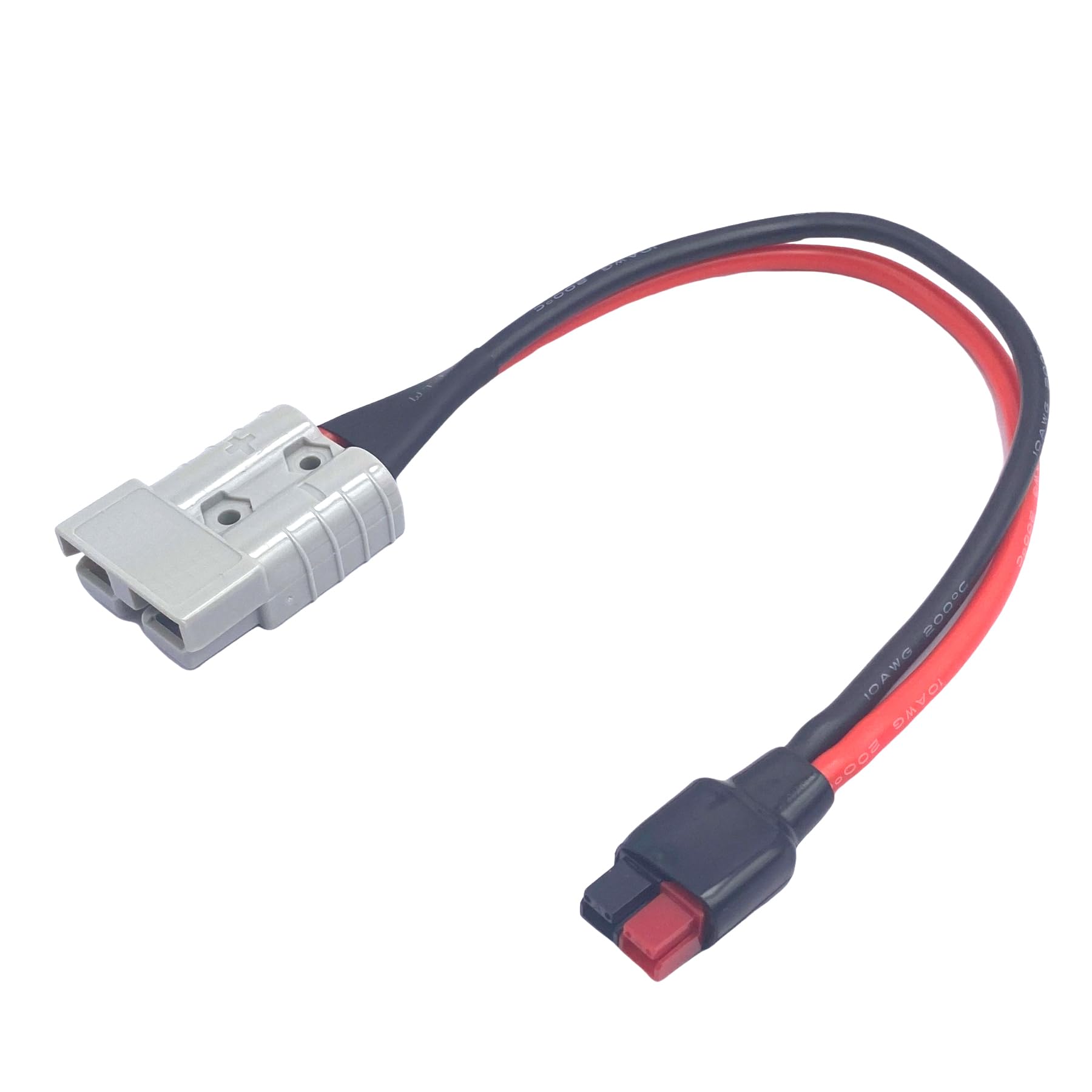 10AWG SB50 to PP45 Connector Cables, ADS Connector 45 Amp to SB50 Extension Cable for Solar Panel Solar Generator Portable Power Station RVs and Battery Systems
