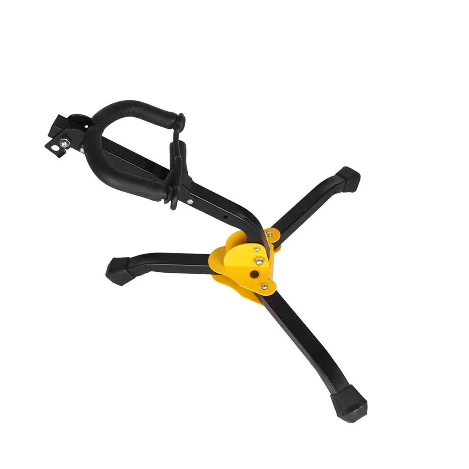 Soporte de trípode de Metal plegable soporte de suelo portátil for instrumentos de viento de saxofón Alto conjunto