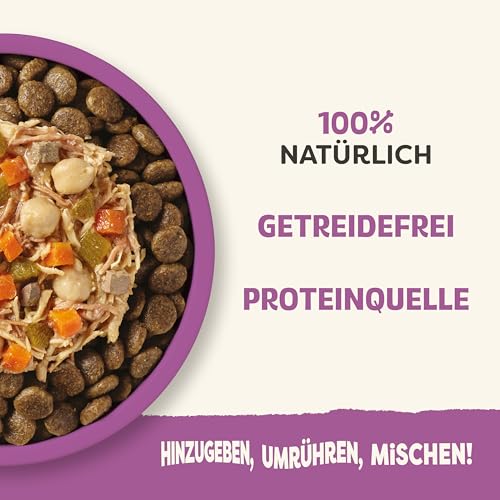 Applaws Premium Natural Nassfutter für Hunde, getreidefreie Auswahl an Huhn und Fisch in Sauce, Futter-Topping für Hunde 6 x 85g Packung