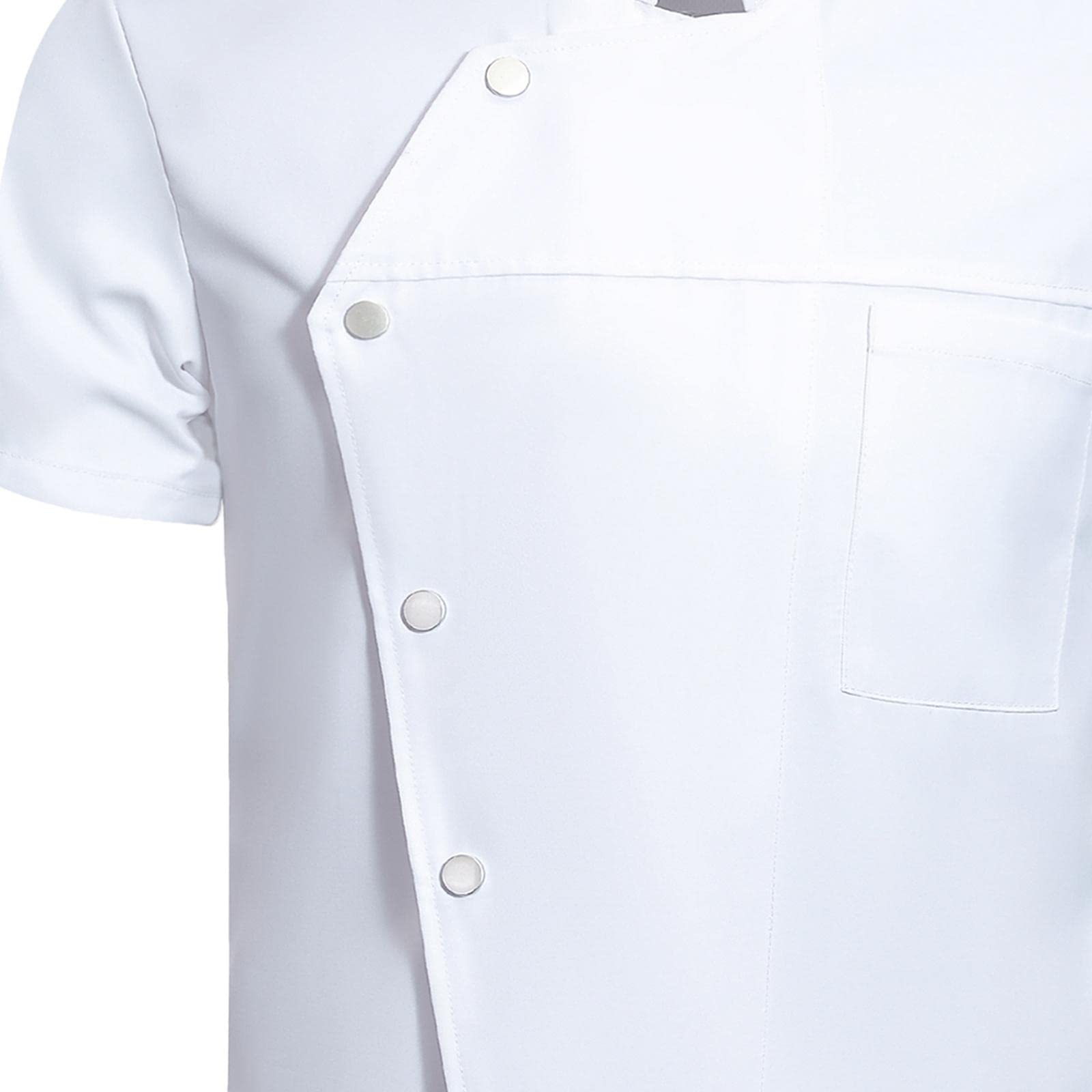 Giacca Da Cuoco a Maniche Corte per Professionisti Della Cucina nel Settore Della Ristorazione