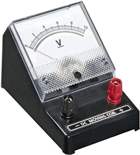 New Verma Optical Analog Voltmeter Square Shape Black 0-30volt-image-3