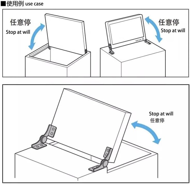 Stainless Steel Torque Damping Hinge Can Stop The Pivot Freely Position Support Hinge 1Pcs(DTB,1.5N.m)