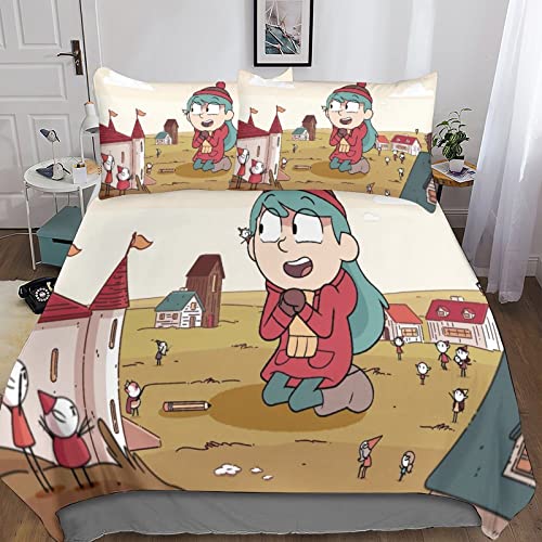 Parure de lit animation en microfibre premium avec fermeture éclair 200x200cm
