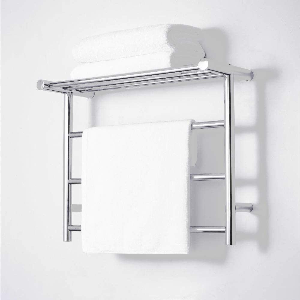 Buy XSGDMN Electric Heated Towel Rack, 3Bar Stainless Steel Wall ed