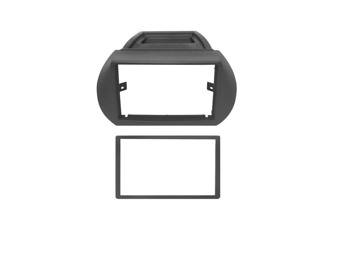 Mascherina adattatore autoradio phonocar 03201 nero 2 DIN compatibile con Nemo 14> compatibile con Fiorino 14> compatibile con Qubo 14> compatibile con Bipper 08>