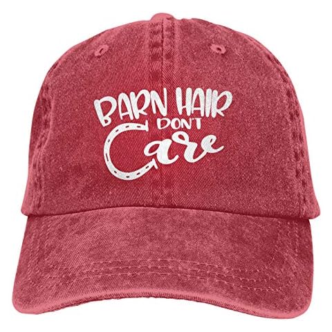 KKMKSHHG Adjustable Barn Hair Baseball Cap Cover