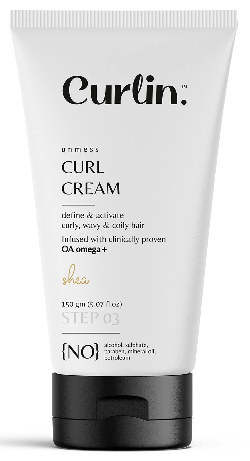 Curlin Unmess curl defining cream for curly hair Defines & Activates