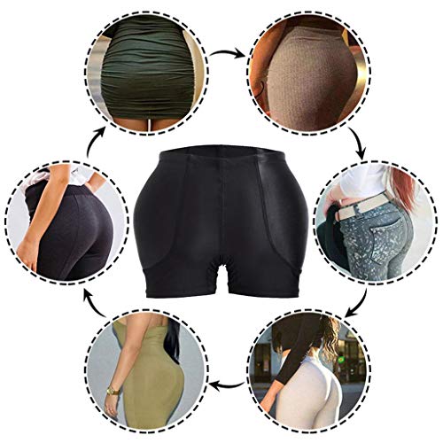 Horoshop Calcinha feminina com controle de barriga, sem costura, acolchoado, acolchoado, levanta o b