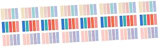 STOBOK 24 Conjuntos De Guias De Etiqueta De Índice Para Fichários Calendário De Escritório Guias Coloridas Marcador De Postagem Marcador Planejador Guias De Livro Página Gravável