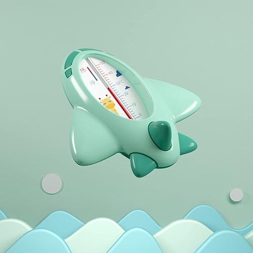 Miniatura 9 de Termómetro de baño para bebés, termómetro de baño para bebés, forma de avión, encantador termómetro multifuncional para temperatura de agua infantil