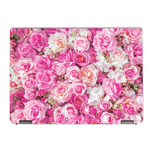 MightySkins Glossy Glitter Skin Compatible with Lenovo IdeaPad Flex 5 14" (2022) Full Wrap Kit - Bed of Roses | Protective, Durable High-Gloss Glitter Finish | Easy to Apply | Made in The USA