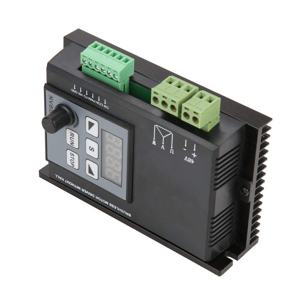 Zestaw silnika wrzeciona, 400 W bezszczotkowy silnik wirowy 12000 obr./min + NVBDL Driver Kit bez hali, DC 48 V, części maszyn do grawerowania