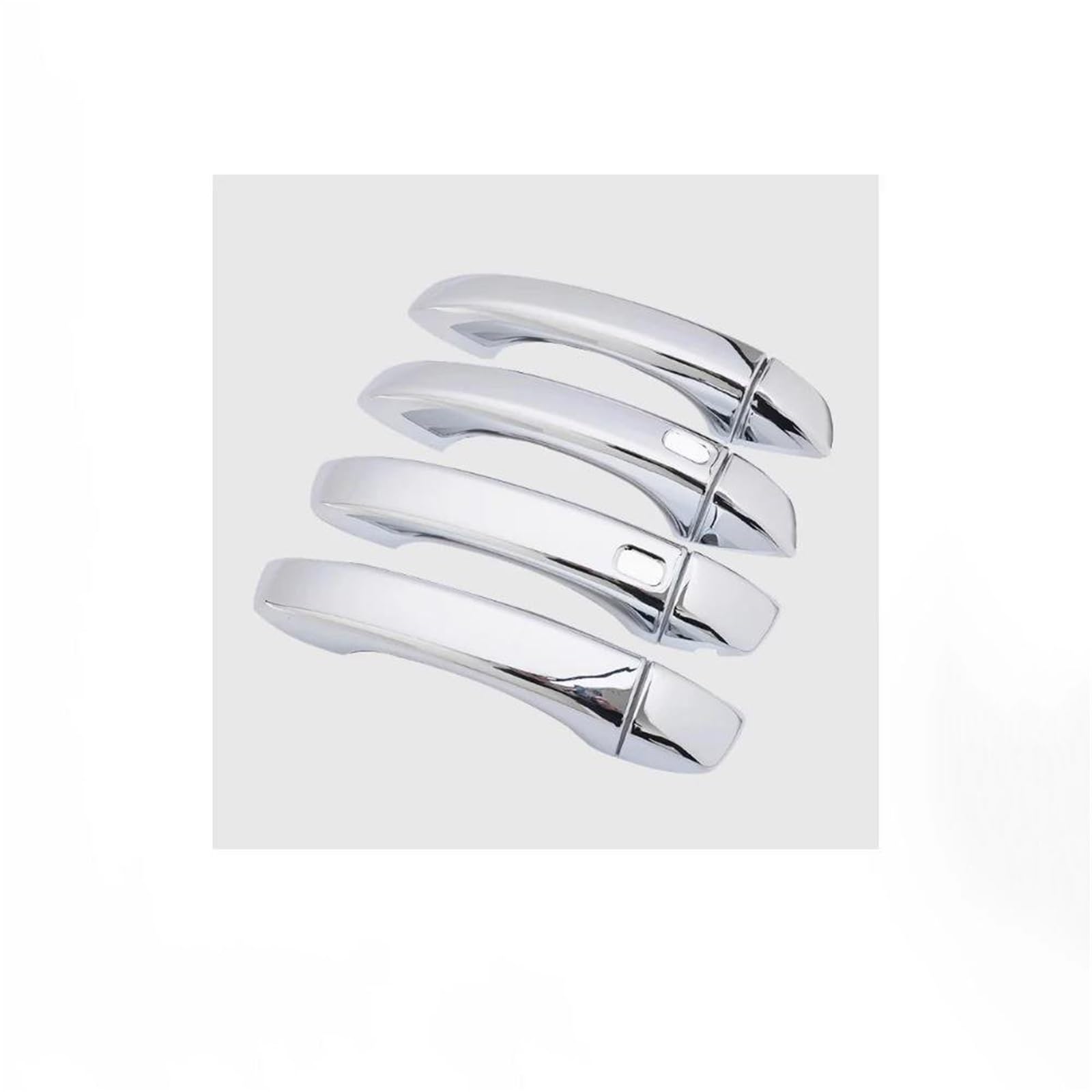 KJHOPY Car Door Handle Cover Chrome-Plated Sticker Trim for MG ZS MGZS ZX EZS ZST VS ZS11 2017~2024(Style 5)