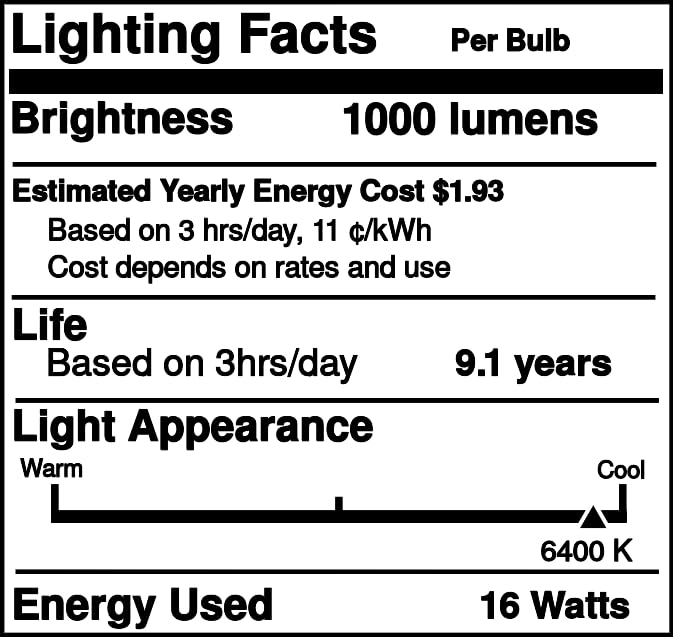 Industrial Performance F16/2D/865/2Pin, Compact Fluorescent Light Bulb (1 Pack)