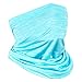 Achiou Neck Gaiter Summer Face Scarf Mask-Dust for Women Men, Sun Protection Thin Windproof, Breathable Fishing Running Cycling Cool Blue