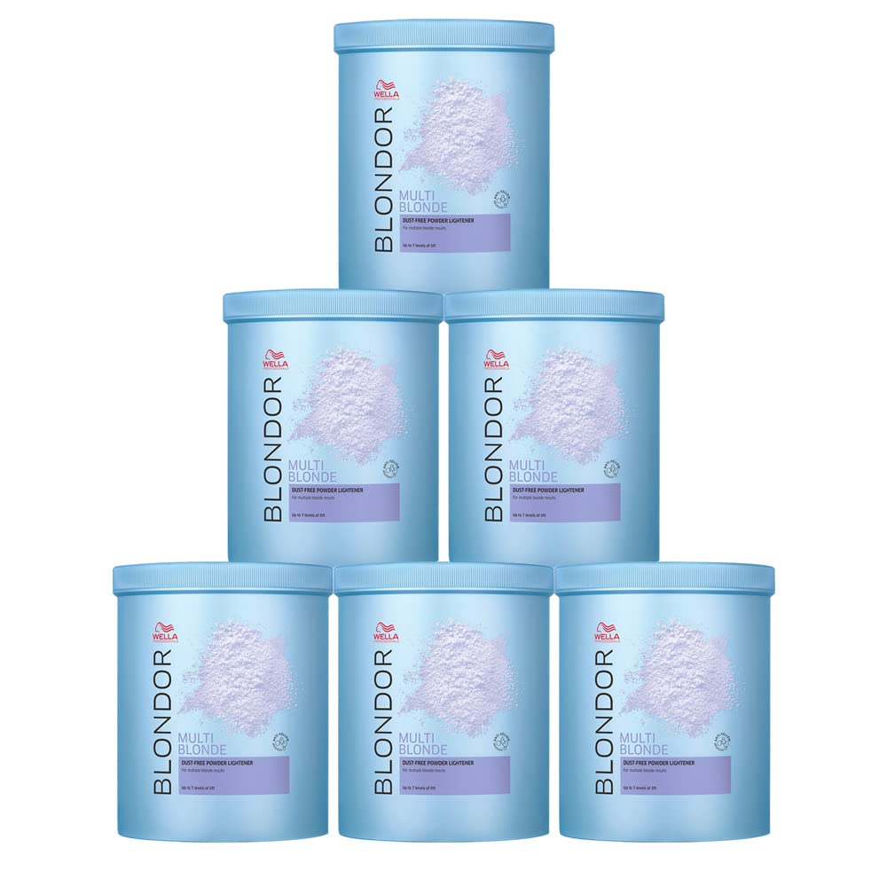6x Wella Blondor Blondierung Blondierpulver je 800 g = 4800 g
