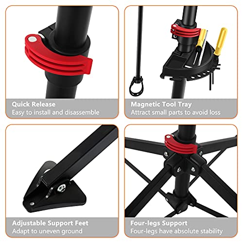 UNISKY Bike Repair Adjustable Stand Folding - Image 6