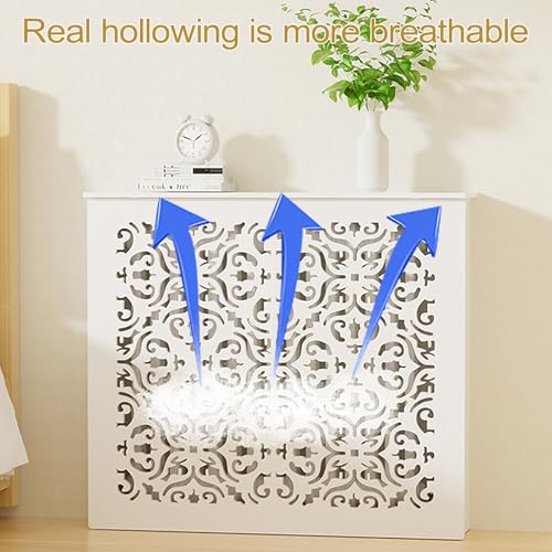 Housse de radiateur décorative à vapeur ventilée et meuble de salon - 5
