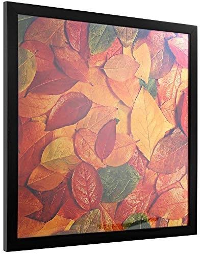 Medog 13”x13” Square Record Album Black Picture Poster Frame – Outer Size 13.81x13.81 Wall and Table top Picture Frames Without mat 13x13(If with mat,Not Include) 12.5x12.5, 12 etc. (PFSQ 13" BA)