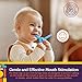 FLUXY Oral Motor Tool Therapy Sensory Motor Aid with 3 Unique Textures Blue