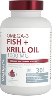 Walker`s Vitamins Omega 3 + Krill Oil Q10 Sitikoli