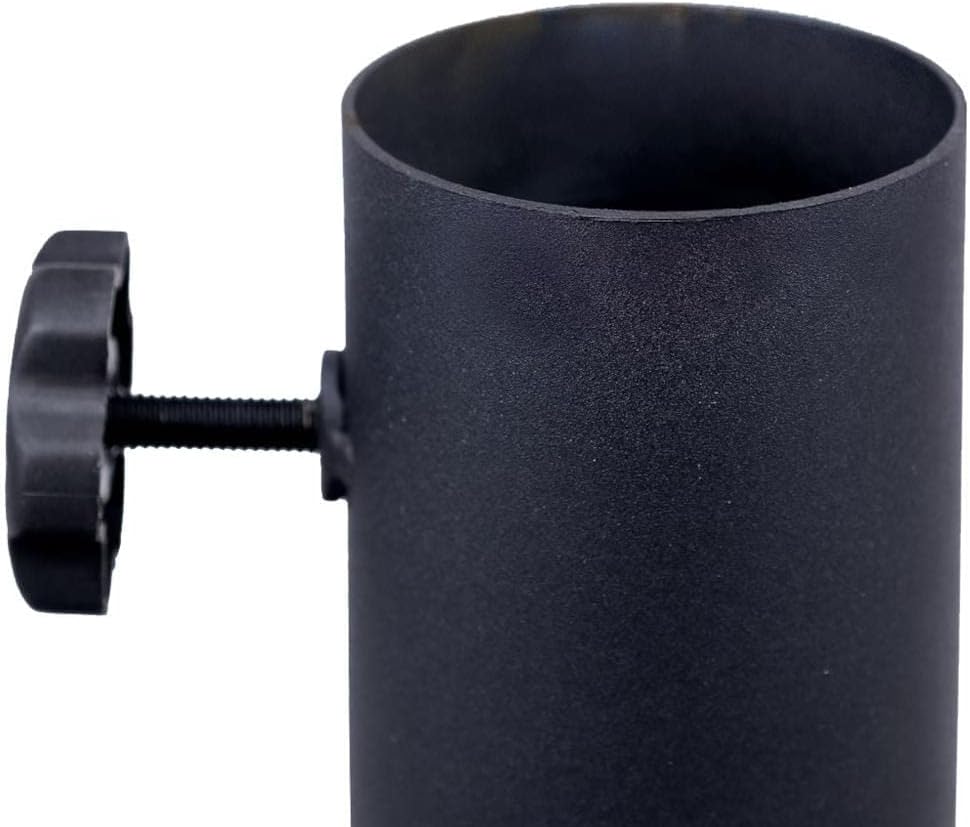 FiberBuilt Round Concrete Umbrella Base - Black