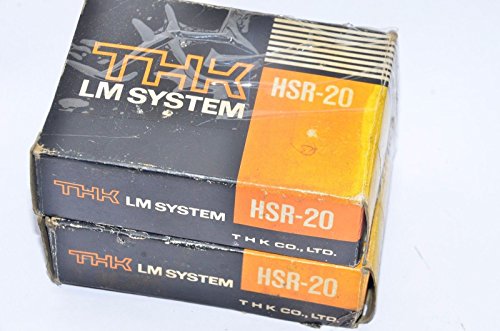 THK HSR20 Rail Guided Linear Ball Bearing, Linear Ball Bearing, Pneumatic, Discontinued by Manufacturer